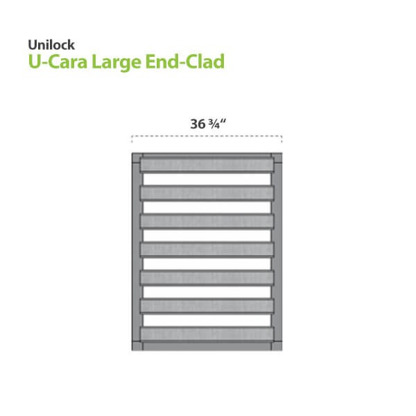 U-Cara Modular System End-Clad